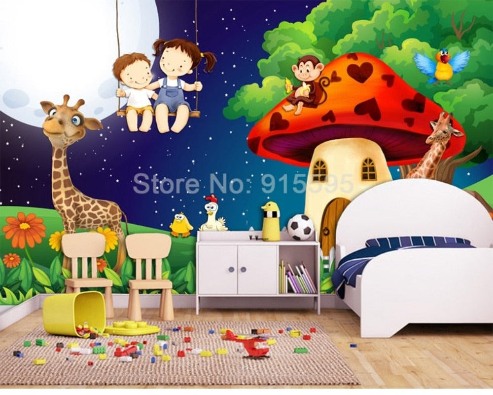 3D Wallpaper For Kids Room Mural